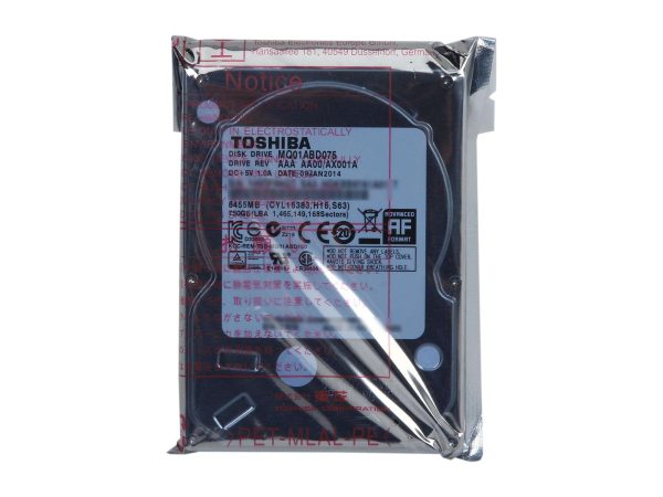 Internal Notebook Hard Drive