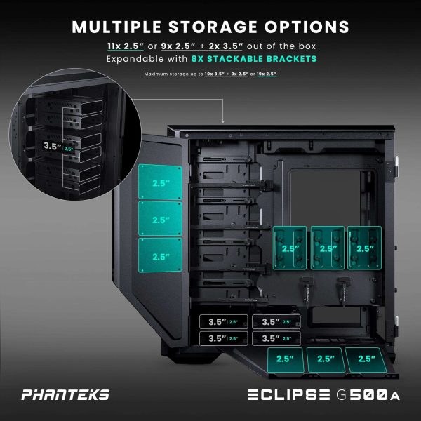 Phanteks Mid Tower Black
