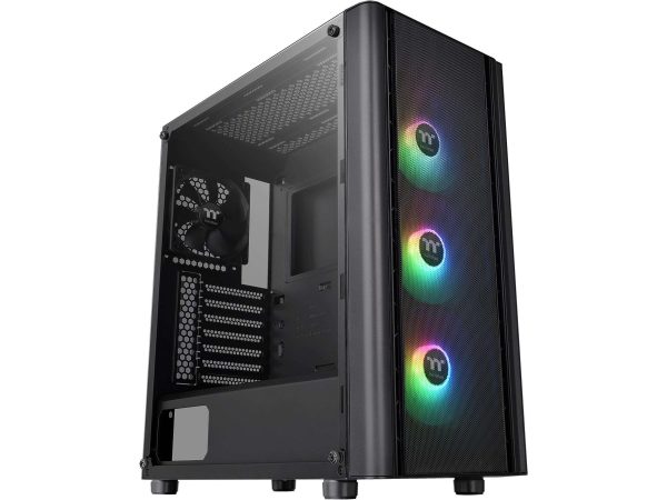 Thermaltake V100 Perforated ATX Mid-Tower Chassis with One Pre-installed 120mm Fan and a Perforated Side Panel - V250 Air (Black)
