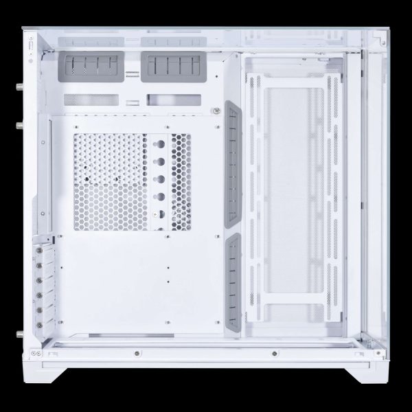 LIAN LI O11 Vision White Aluminum / Steel / Tempered Glass ATX Mid Tower Computer Case ----- O11VW