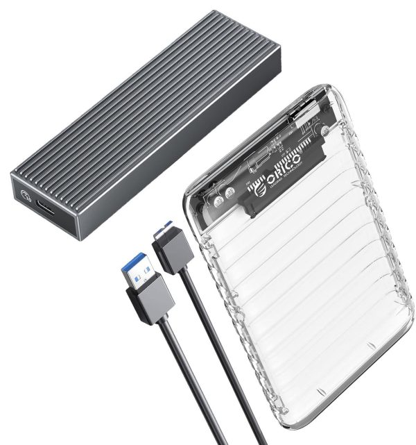 ORICO 2.5'' Hard Drive Enclosure Type-C USB 3.1 Gen2 to SATA 6Gbps Computer External HDD Enclosure for 7 9.5mm HDD SSD Support UASP Compatible WD Seagate Toshiba Samsung Hitachi PS5-2139C3-G2 - USB 3.0 w/UASP & SATA III,2.5" SATA,With M.2 NVMe Enclosure