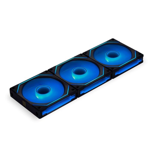 LIAN LI UNI FAN SL INFINITY 120 RGB BLACK  3 PCS PACK ---UF-SLIN120-3B  ( L Connect 3.0 Controller included)