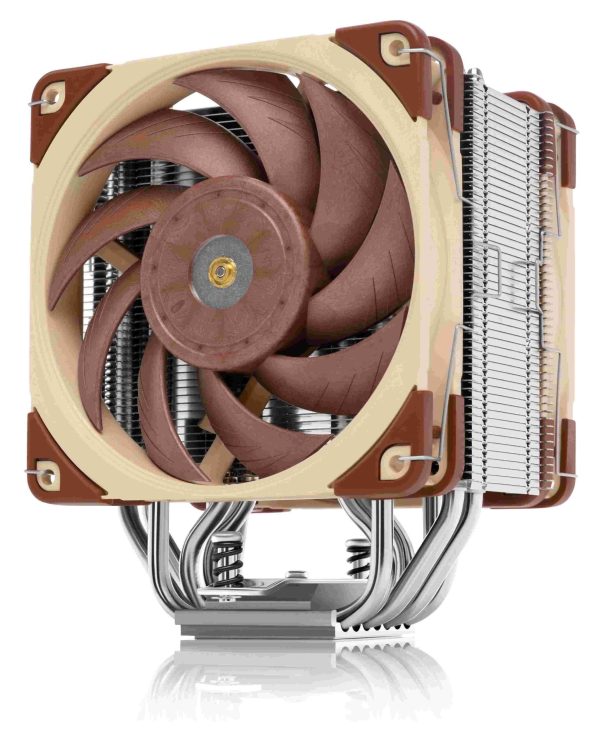 Noctua NH-U12A chromax.black, 120mm Single-Tower CPU Cooler (Black) - Brown,NH-U12A