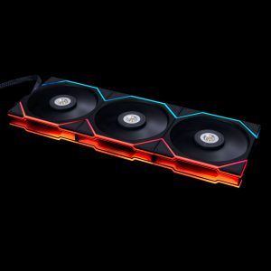 Lian Li UNI FAN TL120 3 PCS PACK Black .  (Fan controller included)- 12TL3B