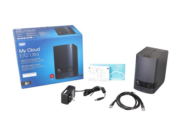 WD 8TB My Cloud EX2 Ultra Network Attached Storage - WDBVBZ0080JCH-NESN
