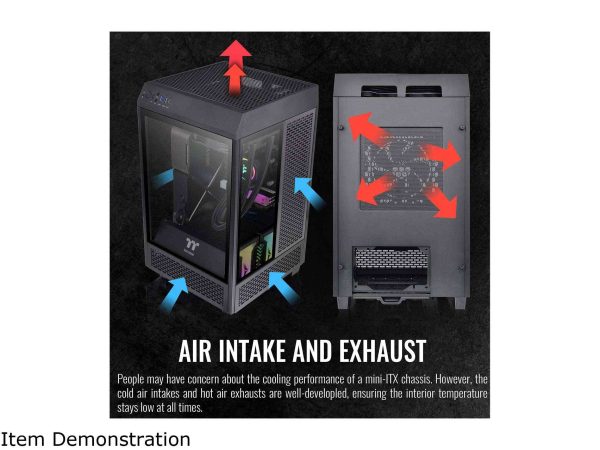 Thermaltake Tower 100 Black Edition Mini Tower Black