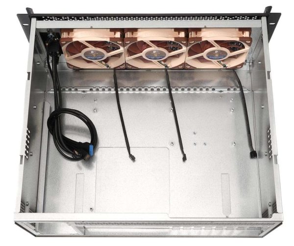 Sliger CX4150a | 4U 15" Short Depth Rackmount Chassis | ATX PSU | ATX Motherboard | 8x PCIe Slot Cutouts | 1x USB C & 2x USB A | Gaming PC | Made In USA