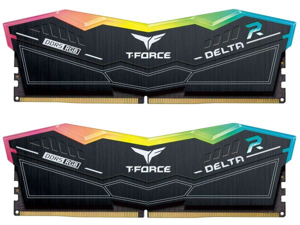 Team T-Force Delta RGB 32GB (2 x 16GB) DDR5 6000 (PC5 48000) - 48GB (2 x 24GB),DDR5 8200 (PC5 65600),38,Black