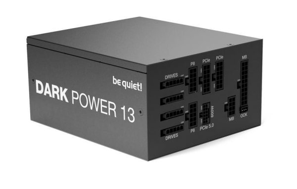 be quiet! Dark Power 13 1000W ATX 3.0 Power Supply | 80 PLUS Titanium Efficiency | PCIe 5.0 | Fully Digital | Fully Modular PSU | Overclocking Key | 10 Year Warranty
