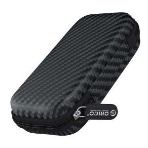 ORICO Portable Solid State Drive Case for M.2 NVMe/SATA SSD Enclosure, Shockproof EVA Carrying Case for SD Memory Cards, Charger, Data Cable,Earphone and More-M2PH01