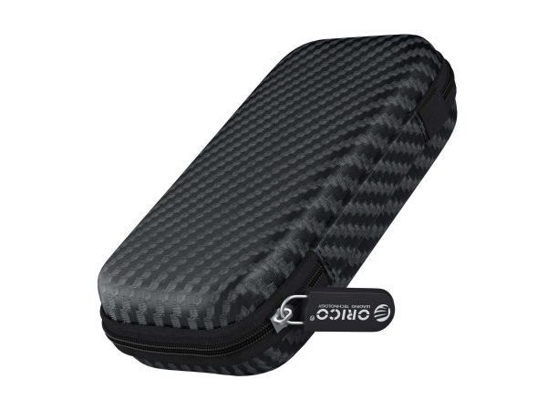 ORICO Portable Solid State Drive Case for M.2 NVMe/SATA SSD Enclosure, Shockproof EVA Carrying Case for SD Memory Cards, Charger, Data Cable,Earphone and More-M2PH01