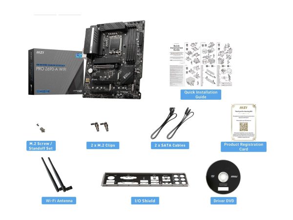 MSI PRO Z690-A WIFI LGA 1700

* Dedicated LGA1700 mounting bracket is required.