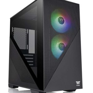Thermaltake Divider 370 TG ARGB ATX Mid Tower Black - Divider 170 (Black)