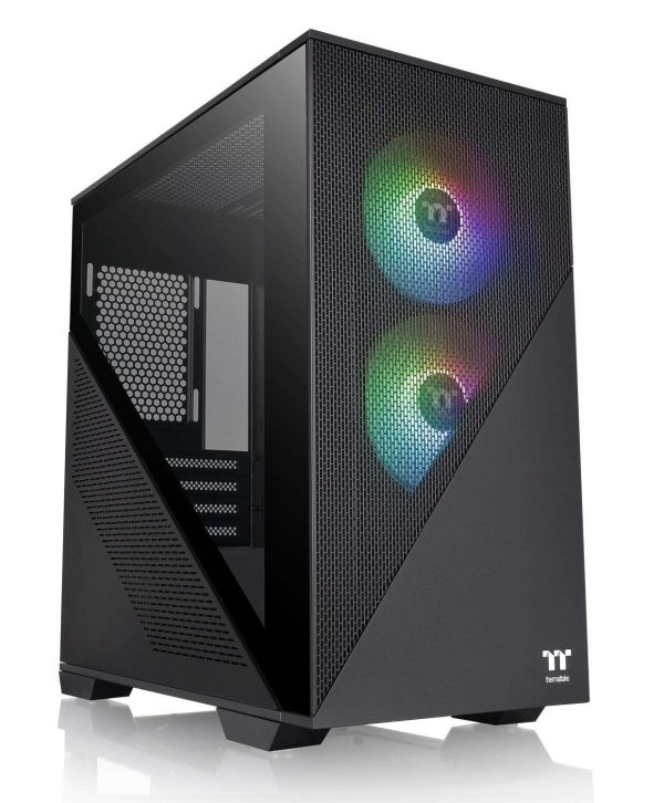 Thermaltake Divider 370 TG ARGB ATX Mid Tower Black - Divider 170 (Black)