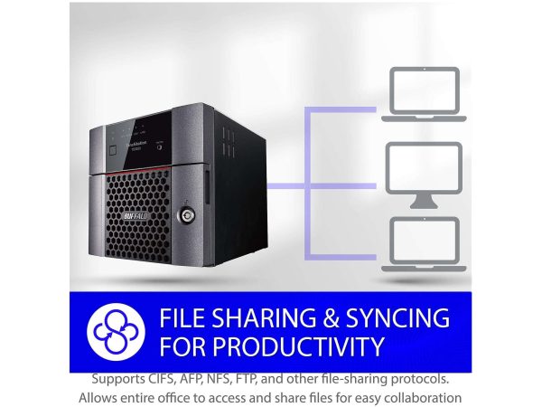 BUFFALO TeraStation TS3220DN0402 2-Bay NAS 4TB (2x2TB) with NAS-Grade Hard Drives Included Desktop Network Attached Storage