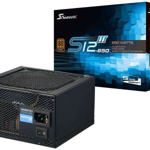 SeaSonic S12III Bronze Series 650 W Non-Modular 80 PLUS BRONZE Certified - ATX 80+ Bronze (650W)