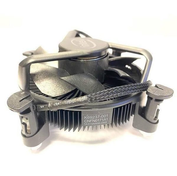 Intel K69237-001/E97379-001/E97378-001 LGA 1200/115X PWM Aluminum Stock Cooler Fan(All-Black) from i9-10900