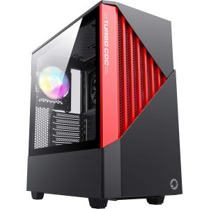GAMEMAX ATX Mid Tower White / Pink - Black / Red
