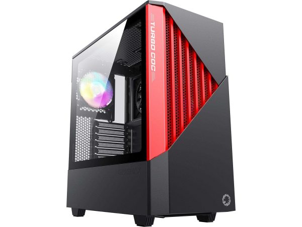 GAMEMAX ATX Mid Tower White / Pink - Black / Red