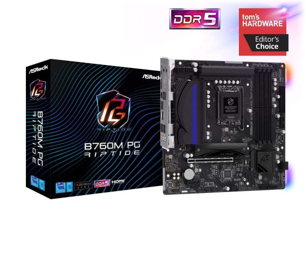 ASRock B760M PG SONIC WiFi LGA 1700 - B760M PG Riptide