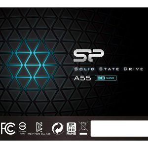 Silicon Power ACE A58 SLC Cache Performance Boost 2.5" 1TB SATA III 3D NAND Internal SSD (SU001TBSS3A58A25SN) - A55 128GB