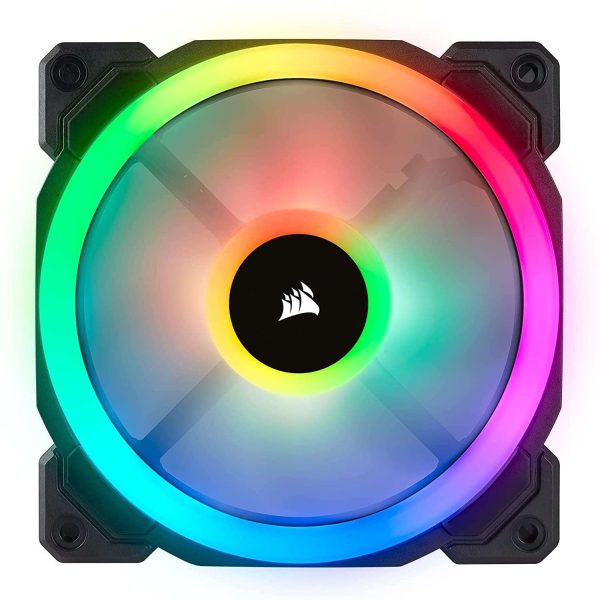 LL120 RGB, 120mm Dual Light Loop RGB LED PWM Fan, Single Pack
