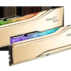 G.SKILL Trident Z5 Royal Series 32GB (2 x 16GB) DDR5 6400 (PC5 51200) - 32GB (2 x 16GB),DDR5 7200 (PC5 57600),34,Gold