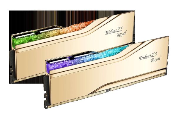 G.SKILL Trident Z5 Royal Series 32GB (2 x 16GB) DDR5 6400 (PC5 51200) - 32GB (2 x 16GB),DDR5 7200 (PC5 57600),34,Gold