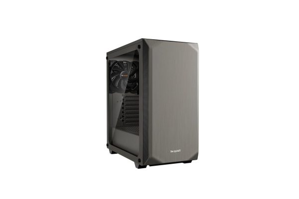 be quiet! Pure Base 500 Black ATX Mid Tower Silent Computer Case - Gray / Tempered Glass Window