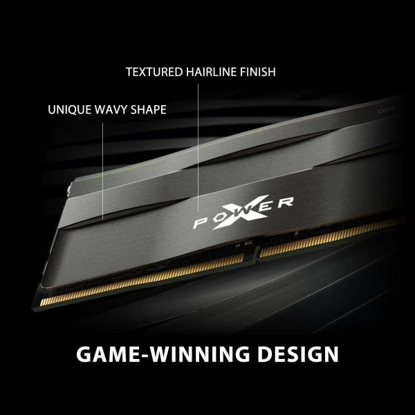 Silicon Power DDR5 32GB (2x16GB) Zenith 6000MHz (PC5-48000) 288-pin CL30 1.35V UDIMM Desktop Memory Module RAM SU032GXLWU60AFDESK Black