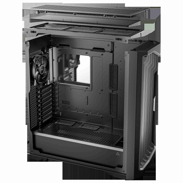 Antec Performance 1 FT, RTX 40 Series GPU Support, Temp. Display, 4 x Storm T3 PWM Fans, Type-C Ready, Dual Tempered Glass Side Panels, Removable Top Fan/Radiator Bracket, Mesh Front Panel, Full-Tower