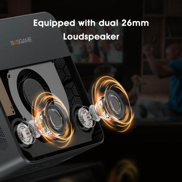 BOSGAME M1 Mini Gaming Computer, AMD Ryzen 7 7840HS 32GB DDR5 RAM 1TB M.2 PCIe Gen4 SSD Mini PC Built in Dual Speakers,Radeon 780M Quad Displays,2x2.5GbE LAN/USB4.0