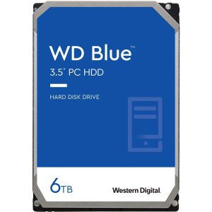 WD Blue WD60EZAX 6TB Hard Drive - SATA (SATA/600) - 3.5" Drive - Internal - 6TB 64MB Cache
