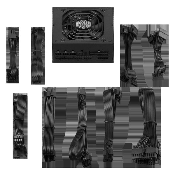 Cooler Master 850 W Full Modular 80 PLUS GOLD Certified: 90% @ Typical Load