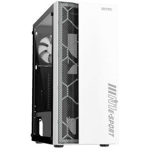 DIYPC ATX Mid Tower Black - S08 (White)