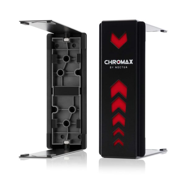Noctua NA-HC2 chromax.black, Heatsink Cover for NH-U12S, NH-U12S TR4-SP3, NH-U12S DX-3647 & NH-U12S SE-AM4 (Black) - Multi-color