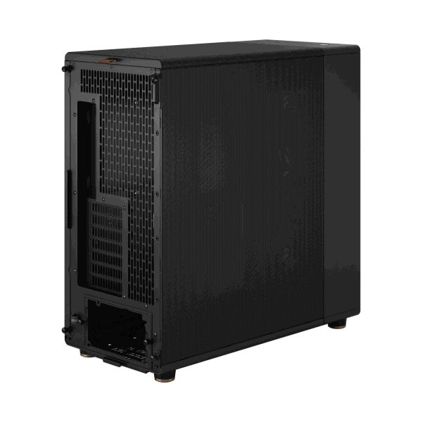 Fractal Design North XL ATX mATX Mid Tower PC Case - Charcoal Black Chassis with Walnut Front and Mesh Side Panel - FD-C-NOR1X-01