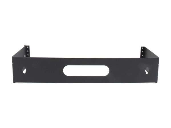 2U Wall-Mount Hinged Patch Panel Bracket