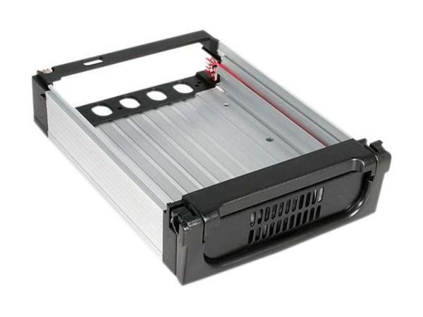 Black Aluminum SATA Drive Drawer