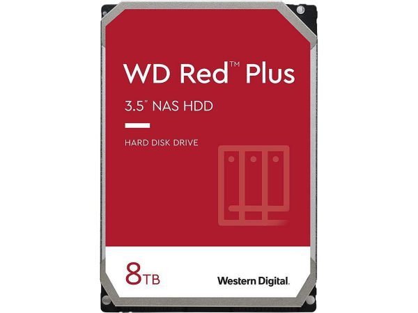 WD Red Plus 6TB 5640 RPM 3.5" - 8TB