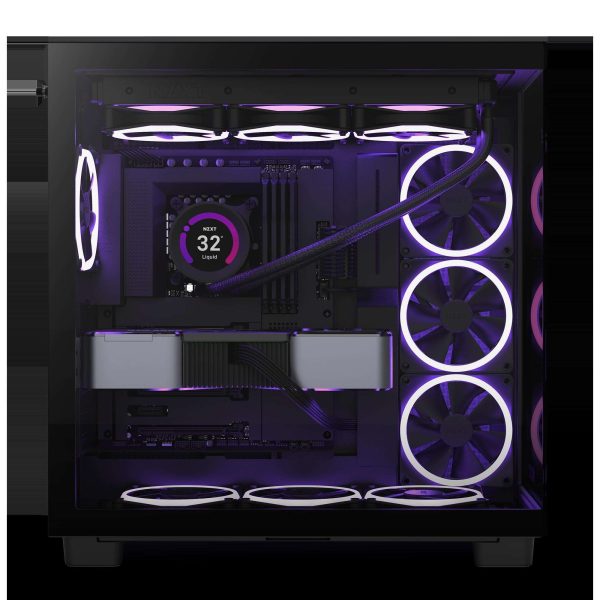 NZXT H9 Flow - All Black - CM-H91FB-01 - Dual-Chamber Mid-Tower Airflow Case