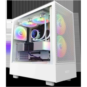 NZXT H5 Elite - All Black ATX, Micro-ATX, mini-ITX Black - H5 Flow RGB (White)