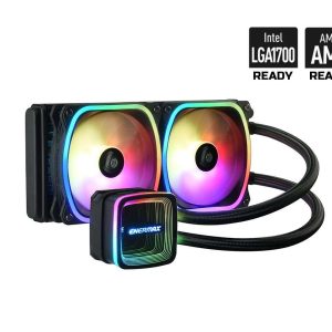 Enermax AQUAFUSION ADV Liquid Cooling System - 2 Fan Slots (120 mm),Black