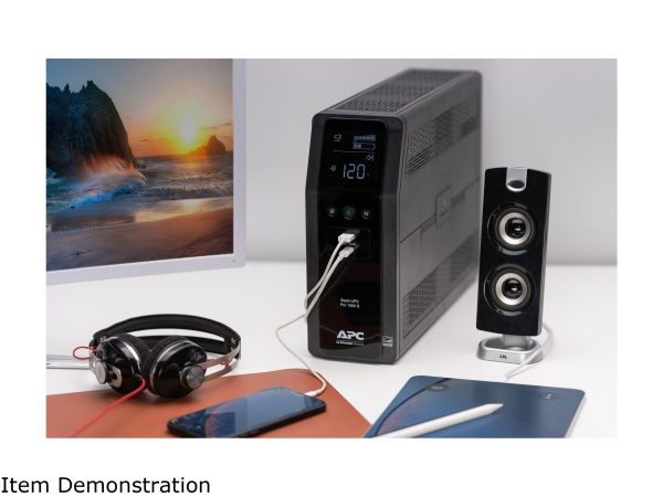 Back UPS PRO BR, SineWave, 2 USB Charging Ports, AVR, LCD interface
