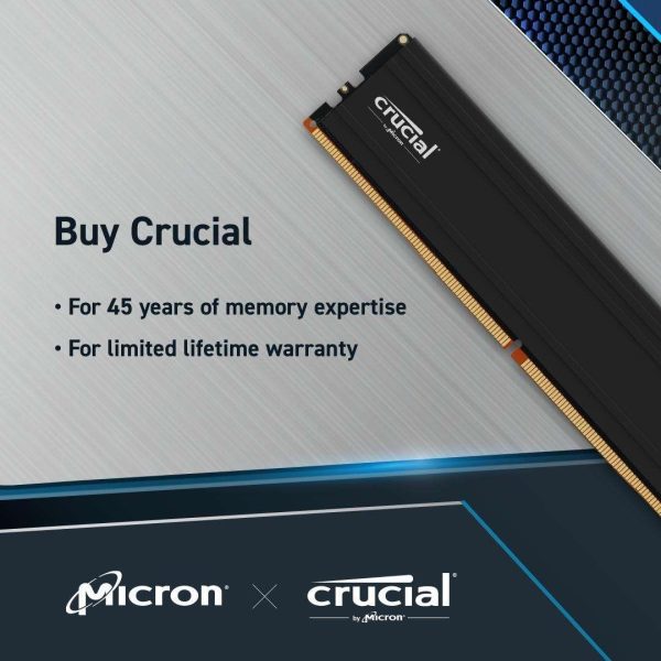 Crucial Pro 64GB (2 x 32GB) DDR5 5600 (PC5 44800)