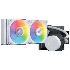 COOLER MASTER MasterLiquid ML240L ARGB V2 Liquid Cooling System - 2 Fan Slots (120 mm),White,Masterliquid ML240L ARGB V2