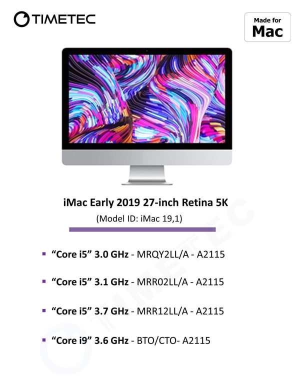 Timetec Hynix IC 32GB KIT(2x16GB) Compatible for Apple 2019 iMac 27-inch w/Retina 5K Display, Late 2018 Mac Mini DDR4 2666MHz PC4-21300 2Rx8 CL19 1.2V SODIMM Memory RAM Upgrade (32GB KIT(2x16GB))