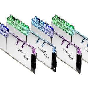 G.SKILL Trident Z Royal Series 32GB (2 x 16GB) DDR4 3200 (PC4 25600) - 64GB (4 x 16GB),DDR4 3000 (PC4 24000),16,Silver