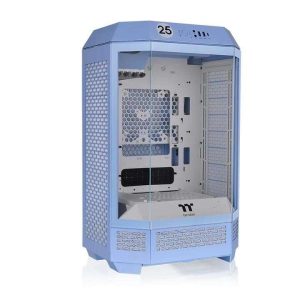 Thermaltake Tower 300 Series Micro-ATX Tower Chassis Black - Hydrangea Blue