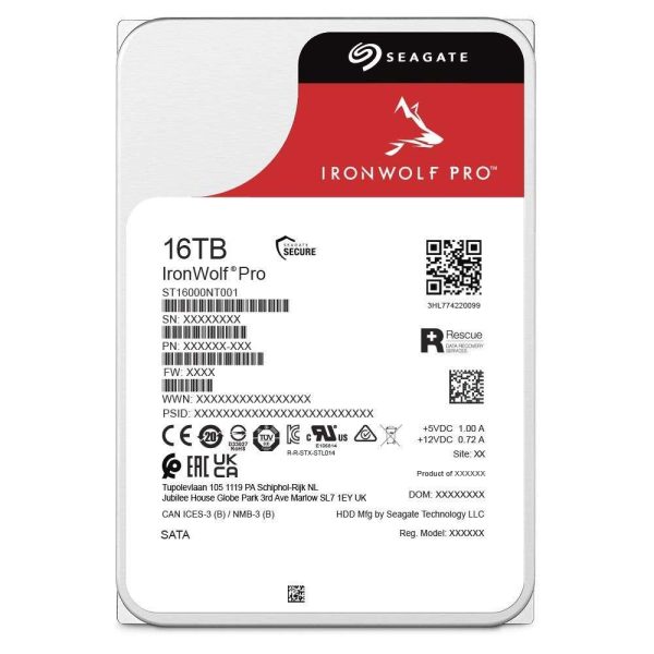 Seagate IronWolf Pro 16TB 7200 RPM 3.5"